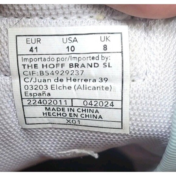 Hoff City MATERA Women's Size 10 White Casual Comfort Fashion Shoes - Picture 8 of 8